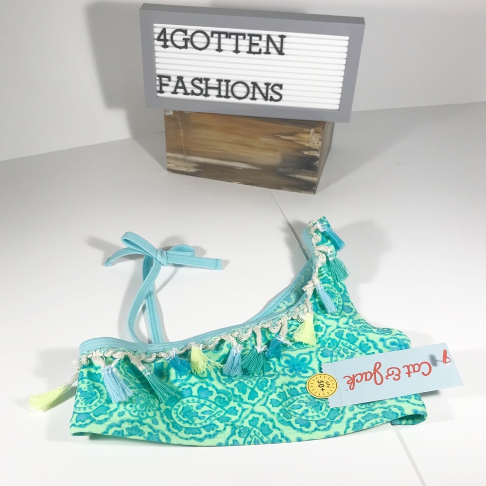 Cat & Jack UPF 50 Bikini Top XS 4/5
